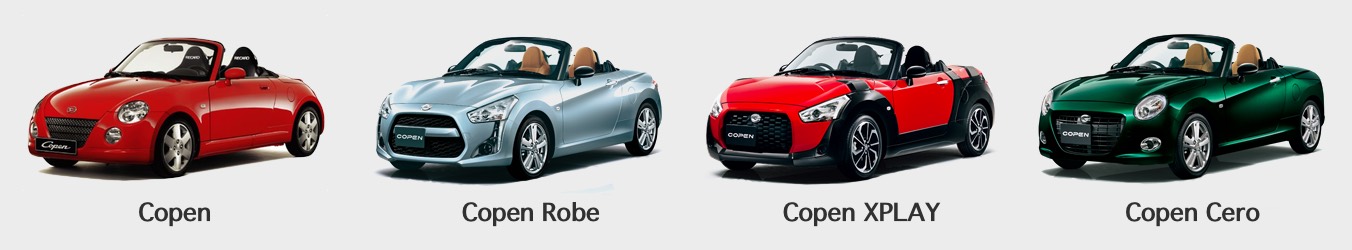 Copen Model Lineup